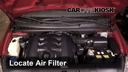 2009 Kia Sedona LX 3.8L V6 Air Filter (Engine) Check